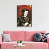 Portret van koning Richard III Canvas Afdruk (Insitu (Woonkamer))