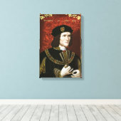 Portret van koning Richard III Canvas Afdruk (Insitu (Houten vloer))