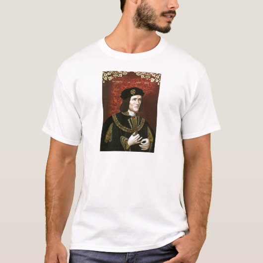 Portret van koning Richard III T-shirt (Voorkant)