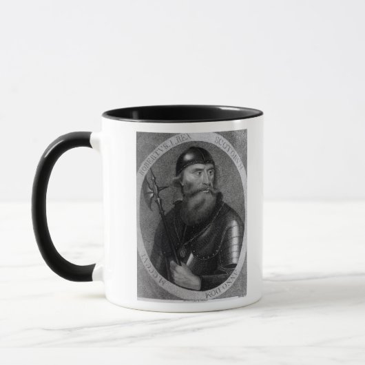 Portret van koning Robert I van Schotland Mok (Links)