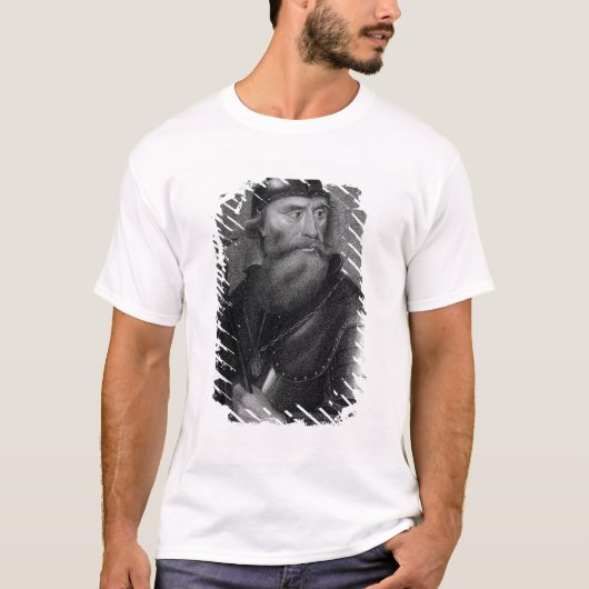 Portret van koning Robert I van Schotland T-shirt (Voorkant)