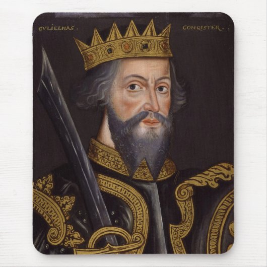 Portret van koning William I The Conqueror Muismat (Voorkant)
