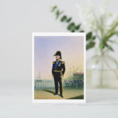 Portret van koning William IV (1765-1837) bord 14  Briefkaart (Staand voorkant)