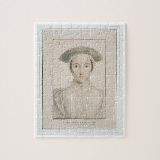 Portret van Koningin Anne van Cleves (1515-57) Legpuzzel (Verticaal)