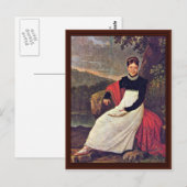 Portret van koningin Caroline Briefkaart (Voorkant / Achterkant)