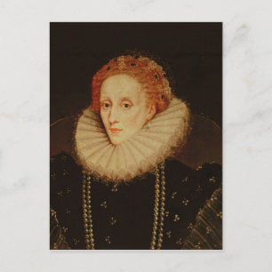Portret van koningin Elizabeth I Briefkaart