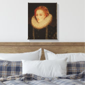 Portret van koningin Elizabeth I Canvas Afdruk (Insitu (Slaapkamer))