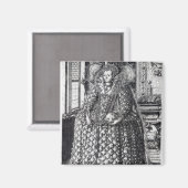 Portret van koningin Elizabeth I Magneet (Voorkant / Achterkant)