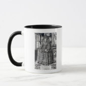 Portret van koningin Elizabeth I Mok (Links)