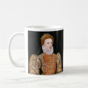 Portret van koningin Elizabeth I van Engeland Koffiemok