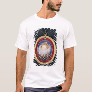 Portret van koningin Elizabeth I (w/c op vellum) T-shirt