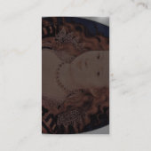 Portret van koningin Elizabeth of Bohemia Oval Visitekaartje (Achterkant)