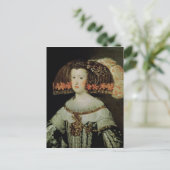 Portret van Koningin Maria Anna van Spanje Briefkaart (Staand voorkant)