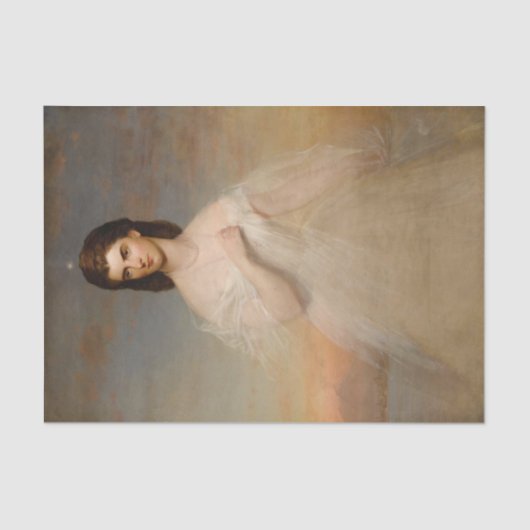 Portret van koningin Maria Sophie van Napels Tissuepapier (Voorkant)