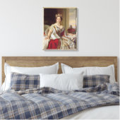 Portret van Koningin Victoria (1819-1901) 1859 (ol Canvas Afdruk (Insitu (Slaapkamer))