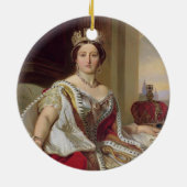 Portret van Koningin Victoria (1819-1901) 1859 (ol Keramisch Ornament (Achterkant)