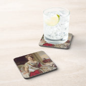 Portret van Koningin Victoria (1819-1901) 1859 (ol Onderzetter (Rechterzijde)