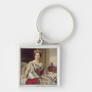 Portret van Koningin Victoria (1819-1901) 1859 (ol Sleutelhanger