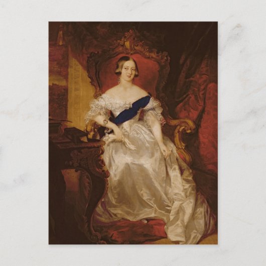 Portret van Koningin Victoria Briefkaart (Voorkant)