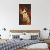 Portret van Koningin Victoria Canvas Afdruk (Insitu (Slaapkamer))