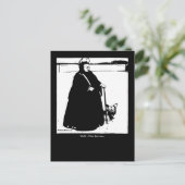 Portret van koningin Victoria en Yorkie Dog Briefkaart (Staand voorkant)