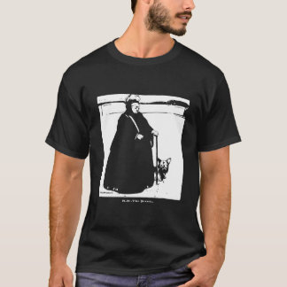 Portret van koningin Victoria en Yorkie Dog T-shirt
