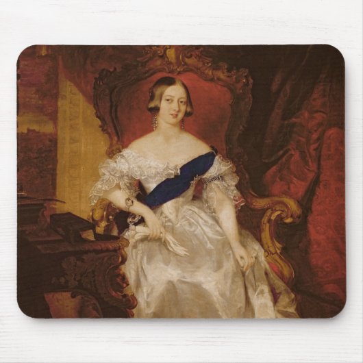 Portret van Koningin Victoria Muismat (Voorkant)