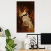 Portret van Koningin Victoria Poster (Thuiskantoor)