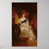 Portret van Koningin Victoria Poster (Voorkant)