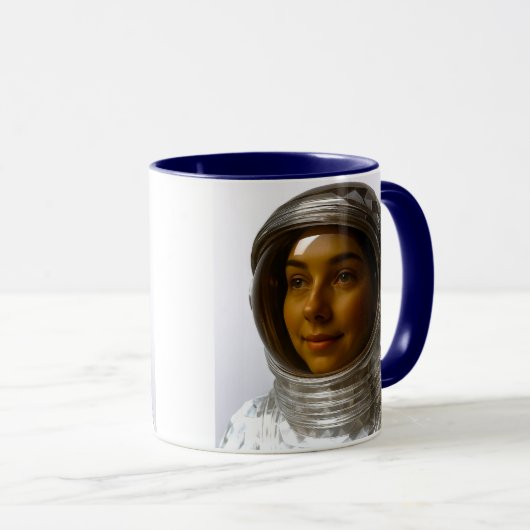 Portret van kosmos mok (Voorkant rechts)