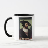 Portret van Kristian II Mok (Links)