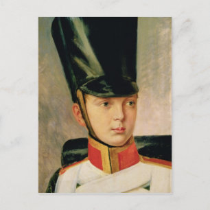 Portret van kroonprins Alexander Briefkaart