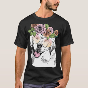 Portret van Labrador Retriever Hond Gepaste Schep T-shirt