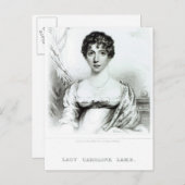 Portret van Lady Caroline Lamb Briefkaart (Voorkant / Achterkant)