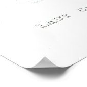 Portret van Lady Caroline Lamb Poster (Hoek)