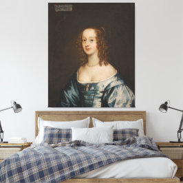 Portret van Lady Diana Grey, gravin Canvas Afdruk