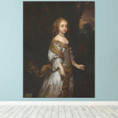 Portret van Lady Elizabeth Seymour Canvas Afdruk (Insitu (Houten vloer))