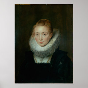Portret van Lady-in-Waiting naar de Infanta Isabel Poster