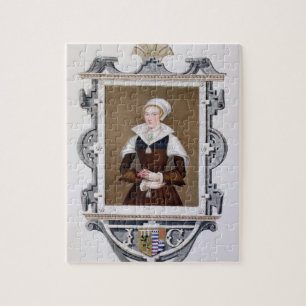 Portret van Lady Jane Gray (1537-54) "Nine-Days Qu Legpuzzel