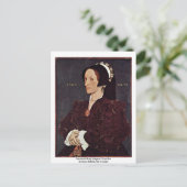 Portret van Lady Margaret Wyatt Lee Briefkaart (Staand voorkant)