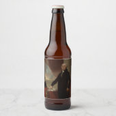 Portret van Lansdowne: Amerikaans President George Bier Etiket (Voorkant)