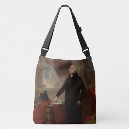 Portret van Lansdowne: Amerikaans President George Crossbody Tas (Voorkant)