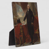 Portret van Lansdowne: Amerikaans President George Fotoplaat (Zijkant)