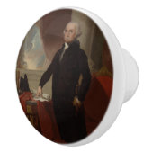 Portret van Lansdowne: Amerikaans President George Keramische Knop (Rechts)