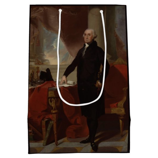 Portret van Lansdowne: Amerikaans President George Medium Cadeauzakje (Achterkant)