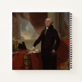 Portret van Lansdowne: Amerikaans President George Notitieboek (Achterkant)