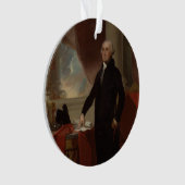 Portret van Lansdowne: Amerikaans President George Ornament (voorkant)