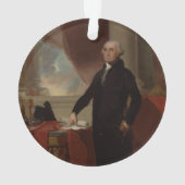 Portret van Lansdowne: Amerikaans President George Ornament (achterkant)