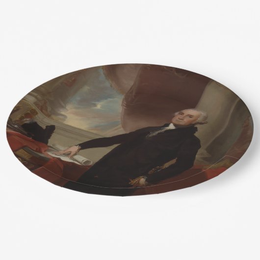 Portret van Lansdowne: Amerikaans President George Papieren Bordje (Gekanteld)