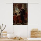 Portret van Lansdowne: Amerikaans President George Poster (Keuken)